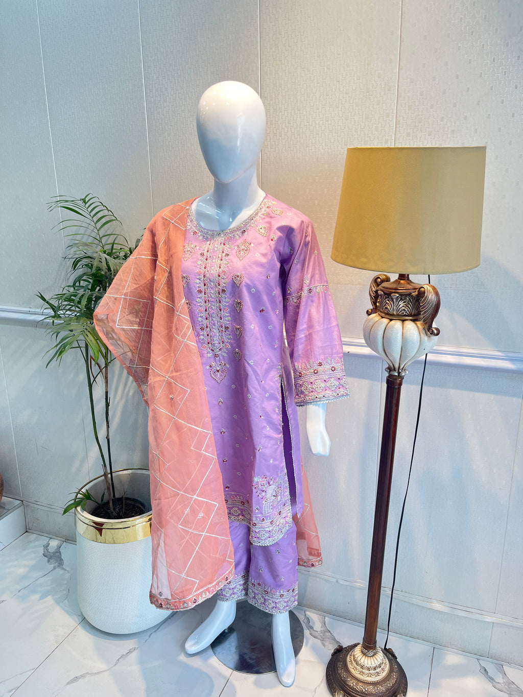 3 Piece - Mix Embroidered Stitch
