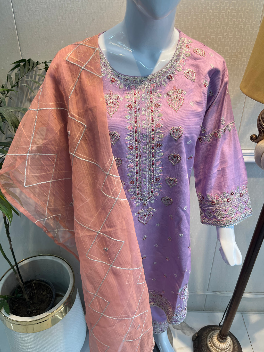 3 Piece - Mix Embroidered Stitch